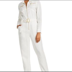WEWOREWHAT Women’s Utility Linen Jumpsuit